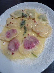 Ravioli zum herzen