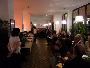 Weinpräsentation im Hot Spot