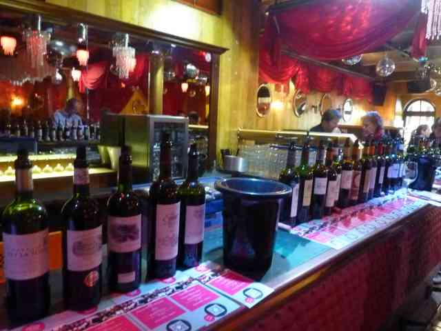 Opulente Weinauswahl